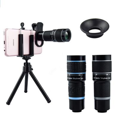 China 2018 Lens Mobile Phone Accessories Clip Telescope 18X 20X Optical Zoom Phone Lens Telescope Optical Glass Camera Lens For Mobile Phone for sale