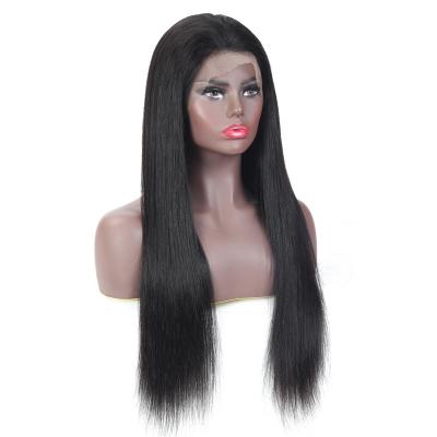 China New Style Silky Straight Hot Selling Transparent Lace Frontal Wave Wigs ,Cuticle Aligned Brazilian Hair HD Lace Wigs for sale