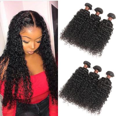 China 3Bundles Jerry Curl Style Unprocessed Virgin Hair 9A Grade 9A Virgin Hair Thick Shedding Barely Shedding Soft Virgin Hair Cuticle Aligned Remy Hair for sale