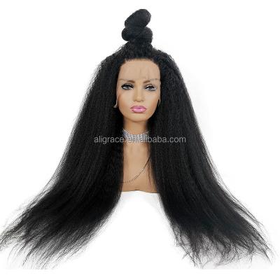 China Glueless Curly Straight Full Lace Wigs Pre Plucked Brazilian Curly Straight Full Lace Wig Curly Straight Hair 180% Density for sale