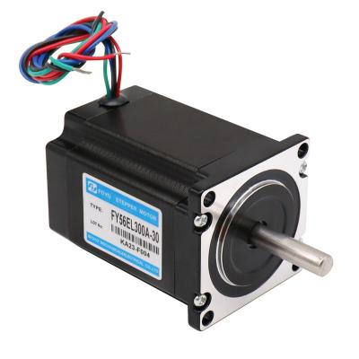 China NEMA 23 Stepper Motor 2 Leads 3.0A 4 Phase 1.5n.m Stepping Motor Driver 1.8 Degree CNC Step Motor Kit FY56EL300A for sale