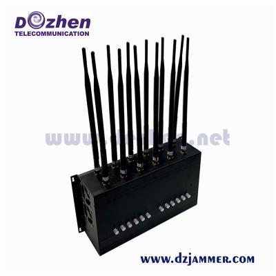 Китай 12 прибор Jammer сигнала UHF Lojack VHF GSM CDMA 3G 4G 5G WIFI GPS сотового телефона Jammer диапазона для того чтобы сжать сигналы сотового телефона продается