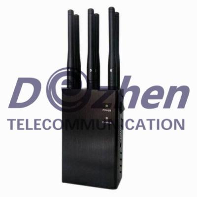 China Bluetooths WiFi GPS 3G 4G LTE Handantenne des signal-Störsender-6 mit Wechselstrom-Adapter zu verkaufen