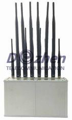 Chine 16 plein VHF de bureau du téléphone CDMA GSM 3G 4G Wi-Fi Lojack de la bande 135-2600MHz Moible de bande, radio UHF tout le brouilleur de bandes à vendre