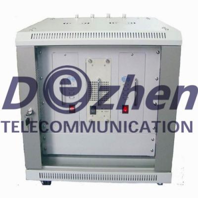 China 240W Rackmount High Power Cell Phone Signal Jammer External Double Channel for sale