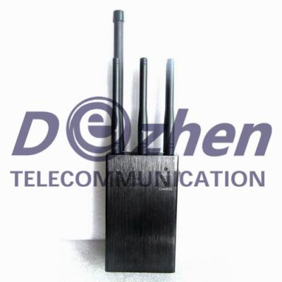 China Van het de Telefoonsignaal van GPS Lojack Mobiele Stoorzender 6 Antenne Omni Richting Handbediende 3 Watts Te koop