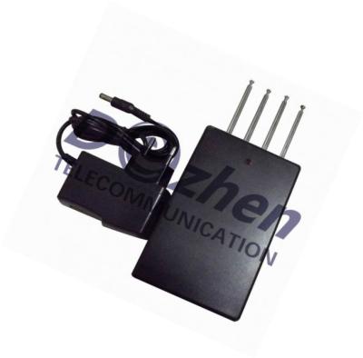 China Quad band Car Remote Control Jammer (270MHZ/ 315MHz/ 418MHZ/433MHz,50 meters) for sale