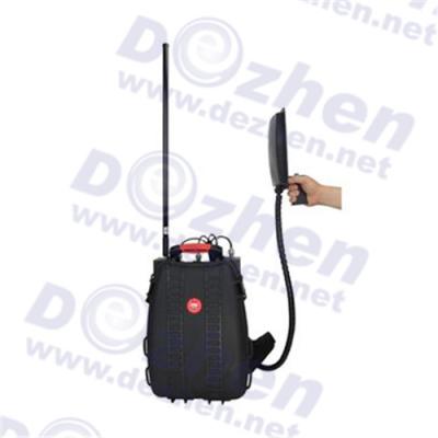 Chine UAV 102W maximum, 5 bandes, 4 bandes de paquet d'homme de brouilleur de signal de bourdons 1-2 heures de batterie de brouilleur intégré de bourdon à vendre