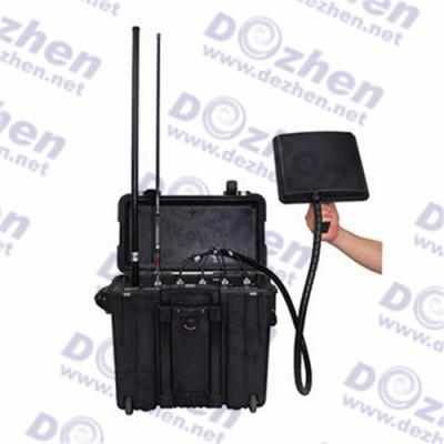 China Four Bands WiFi & Bluetooth,GPS L1,WIFI 5.8G 95W UAV Anit Drone Jammer for sale