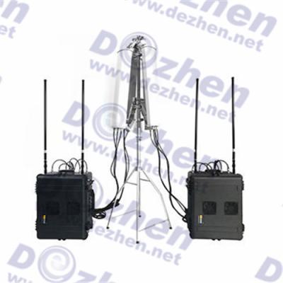 China Pelican 1440 Case 26 Kilograms Anti Drone Signal Jammer for sale