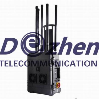 China Glonass L1 L2 5.8GHz 2.4GHz 720W Drone Signal Jammer for sale