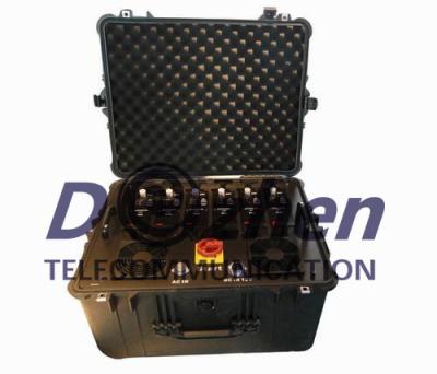 China VIP Protection Electronic Signal Jammer , Vehicle Convoy Bomb Jammer Weather Proof Te koop