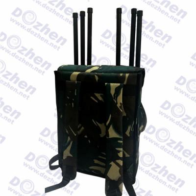 China Tragbarer Bänder 80W 6 ManpackWireless-Signal-Störsender zu verkaufen