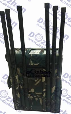 China VIP Protection Security Backpack Jammer 2000M High Power GPS WIFI5.8G Drone Signal Jammer for sale