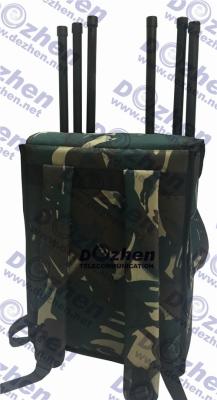 China Military High Power 90W GPS WIFI5.8G Drone Signal Backpack Jammer for sale