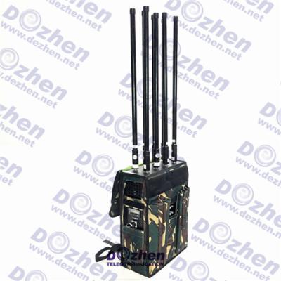 China VIP Protection 5.8G 220W Cell Phone Signal Jammer Backpack Signal Jammer for sale