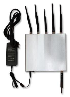 China 2G / 3G 29dBm Mobile Phone Signal Jammer Cell Phone And Wifi Jammer 1-20m for sale