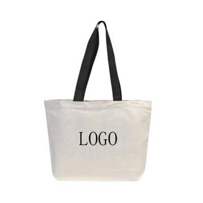 China Factory Price Eco Logo Printed Custom Canvas Cotton Promotional High Quality Tote Bag for sale