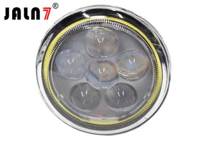 China Round 4D Automotive Led Lights With Angel Eyes Low Power Consumption for sale