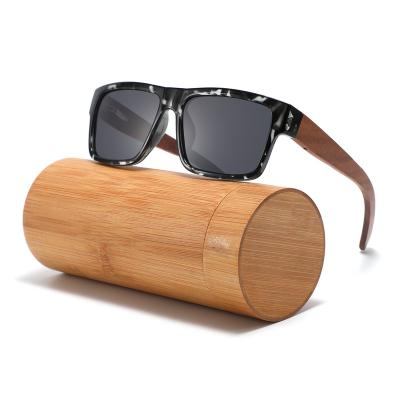 China Men polarized sunglasses hot 2021 custom made men wooden oversized sunglasses logo sunglasses uv400 for sale