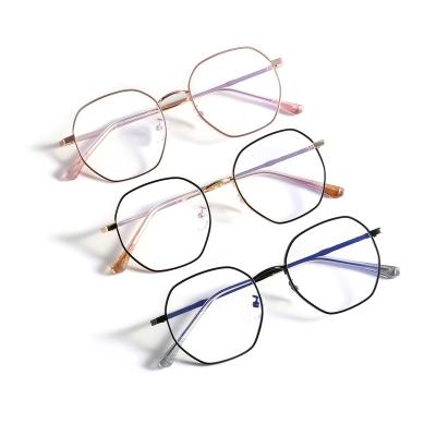 China Anti Glass Retro Glasses Frame Blue Light High Quality Round Men Women Unisex Blue Light Blocking Glasses for sale