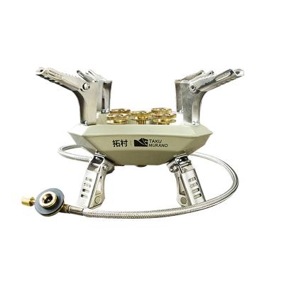 China A Nice Appearance Camp Stove Light Weight Convenient Burning Stainless Steel Stoves Portable Gas Stove for sale