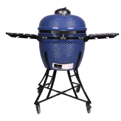 China China Factory Supply Professional Outdoor BBQ Grill Smoker Charcoal Ceramic Kamado Height 24inch MCD P Type Adjustable Grill for sale