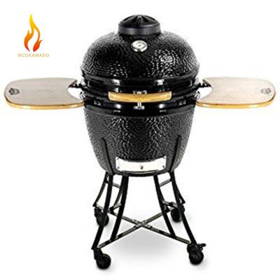 China China Factory Price Kitchen Professional Outdoor BBQ Smoker Adjustable Size 22inch MCD P Ceramic Charcoal Grill Type Kamado Grill for sale