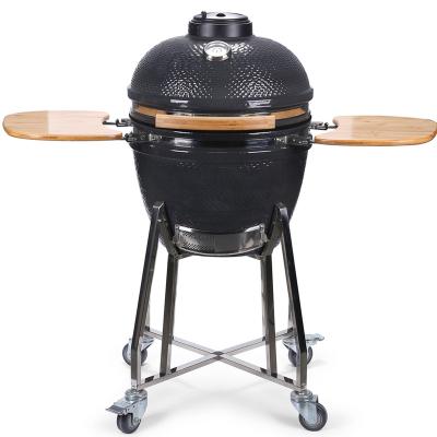 China Hot Selling Easily Assembled 18 Inch Outdoor Cart Barbecue Grill Kamado Ceramic Grill From China Supplier MCD Kamado for sale