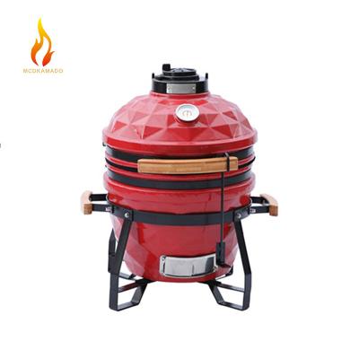 China Adjustable Size 15inch MCD KAMADO Indoor Charcoal Diamond Type Kamado Grill BBQ Grill Charcoal Indoor Diamond Grill for sale