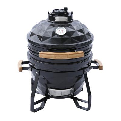 China Adjustable Height 15inch MCD Diamond Type Garden Kitchen Kamado Barbecue Charcoal Grill for sale