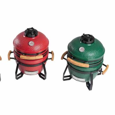 China Indoor Kitchen Height 15inch MCD Adjustable Small Size Ceramic Kamado Grill And Outdoor for sale