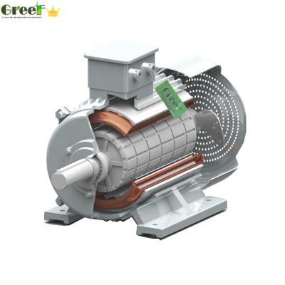 China 10kW 150RPM wind turbine generator / alternator with low RPM permanent magnet generator for sale. pmg for sale