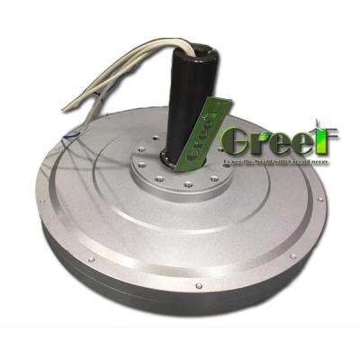 China Aluminum Alloy 50W 200rpm Disc Coreless Permanent Magnet Generator for sale