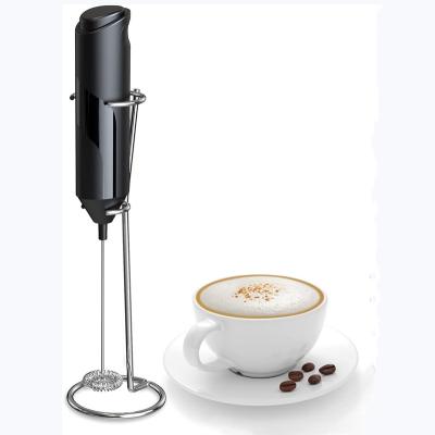 China Viable Handheld Electric Coffee Frother Electric Milk Frother Milk Frother Beater Beverage Mixer with Stand for Lattes Cappuccino for sale