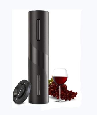 China Viable Battery Operated Wine Bottle Opener Set With Aluminum Cutter Automatic Pourer Vacuum Stopper Wine Corkscrew Remover For Home Kitchen for sale