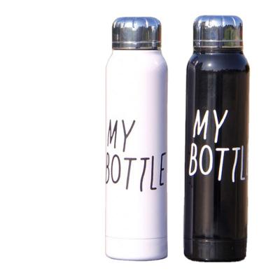 China Sustainable Double Wall Vacuum Insulated Water Bottle Stainless Steel Vacuum Flask Sport Thermos for sale