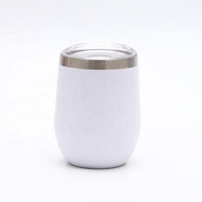 China Business Wine Tumbler Stainless Steel Double Wall Shimmer 12oz Holographic Wine Cup Mug with Lid and Straw for sale