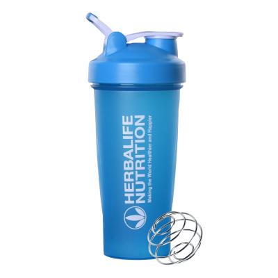 China Gym Shaker Drinks Water Bottle Clear Plastic Water Bottles Protein Stocked Shaker Bottle for sale