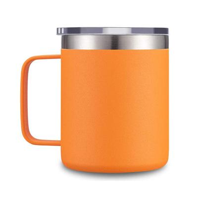 China Sustainable Wholesale Customize Color Double Wall Insulated Stainless Steel Coffee Mug With Handle for sale