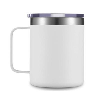 China Sustainable Wholesale Double Wall Stainless Steel Coffee Mug Tumbler With Handle for sale