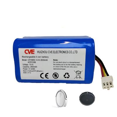 China Custom Lightweight Led Package 2s1p 3s1p 3s2p 4s1p 7.4v 11.1v 14.4v 2000mah 2500mah 2600mah Li Ion Battery Safety Environmental Long Life CVE Lithium Battery for sale