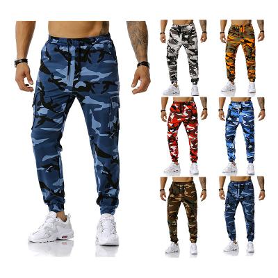 China New Reversible Men's Camouflage Jogger Pants Workout Quilting Outdoor Fitness Pants for sale