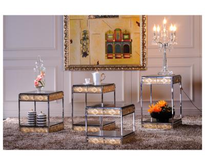 China (Size) Luxury Stainless Adjustable Crystal Glass Italy Black Modern Design Marble Coffee Table, Glass Coffee Tables, Wooden Coffee Table for sale