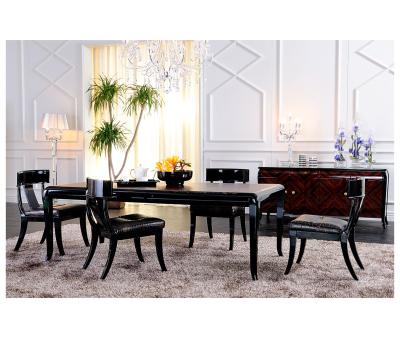 China (Size)Adjustable Luxury Velvet Dining Chair Sets Living Room Outdoor Dining Chair Furniture Dining Table Set 6 Chairs for sale