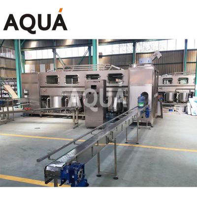 China Beverage 600BPH 20 Liter/20L Water Bottle Packing Line Automatic 5 Gallon Water Packing Line for sale