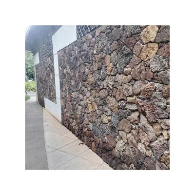 China Factory price modern natural culture stone black basalt stone wall decoration basalt kiln for sale