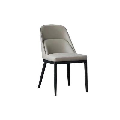 China Wholesale Elegant Nordic Luxury Modern Dining Chair Home Cafe Chair Leather Chair Dining Furniture for sale