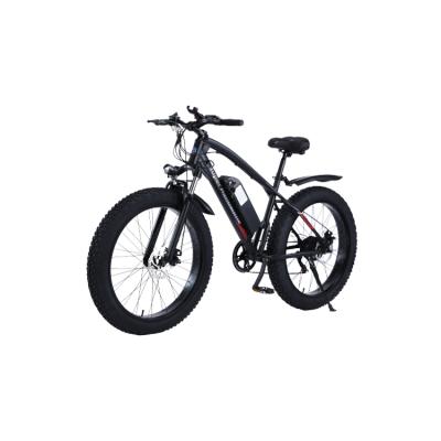 China Aluminum alloy 7 tire 500W 48V12AH lithium battery chinese ebike electric bike alloy mountain bike aluminum speed 26*4