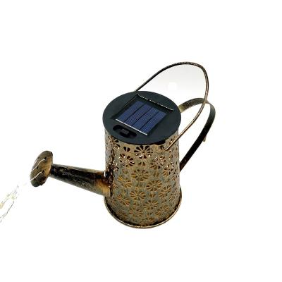 China Retro Fashion Garden Copper Wire Cavity Solar Garden Light Decorative Solar Light Waterproof Outdoor Garden Lights for sale